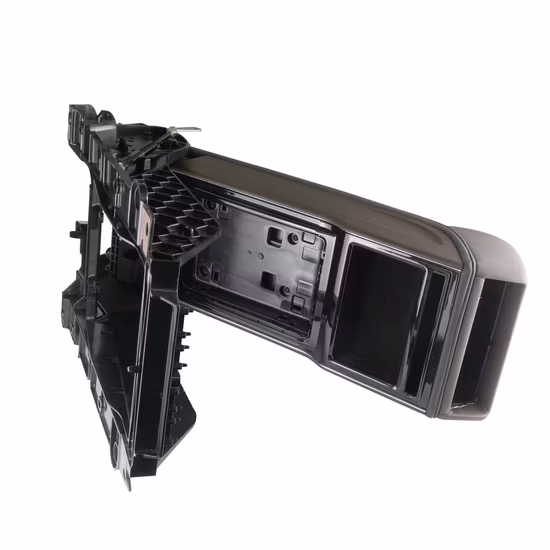 Boîtier de connecteur de précision PA66 + GF30 Moulage par insert en plastique 2K Surmoulage Double moulage par injection OEM de moulage par injection plastique personnalisé